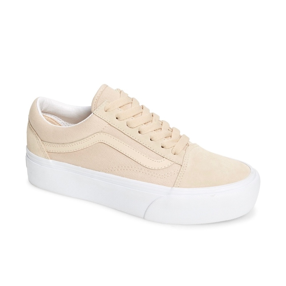 Vans Old Skool Platform Sneakers, Brazilian Sand color